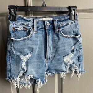Abercrombie jean shorts